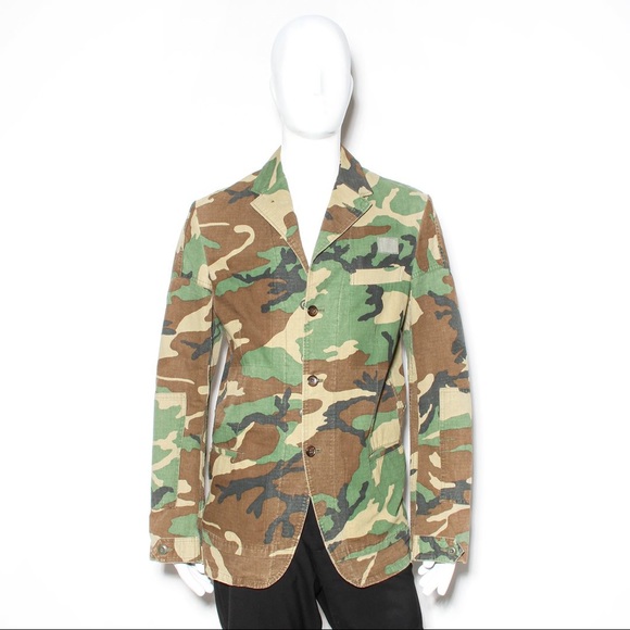 camo comme des garcon